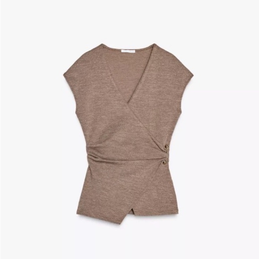 NWT - Zara Two Piece Set *IN BROWN* - Picture 2 of 5